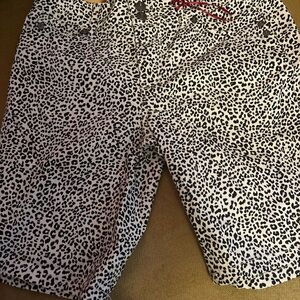 Leopard Print Women Shorts
